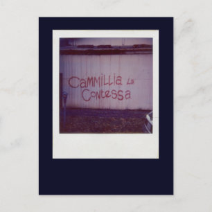 Cammila la Contessa graffiti in Southbank Briefkaart