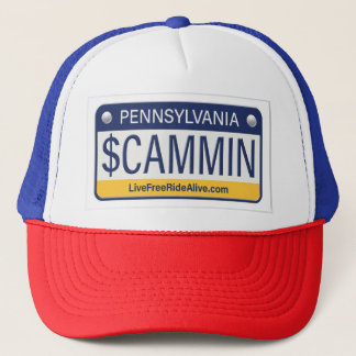 $cammin license plate trucker hat pet