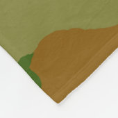 Cammo, camoflauge, jagersodee, leger, fleece deken (Hoek)