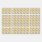 Cammo Designer Wrapping Paper Set van 3 vellen. (Voorkant 3)