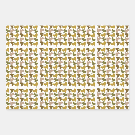 Cammo Designer Wrapping Paper Set van 3 vellen. (Voorkant 3)