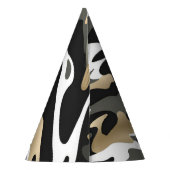 Cammo Party Pet Feesthoedjes (Achterkant)