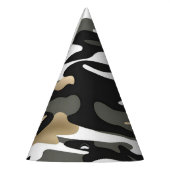 Cammo Party Pet Feesthoedjes (Links)