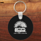 Camng Funny If The Trailer Is Rocking Don't Come K Sleutelhanger (Voorkant)