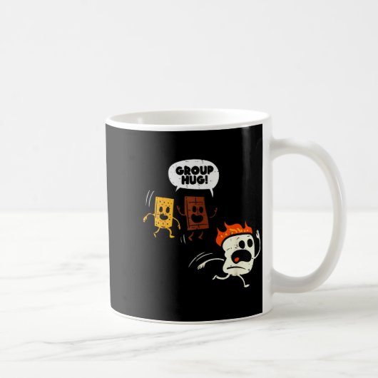Camng Group Hug Smores Funny Marshmallow Men Women Koffiemok (Rechts)
