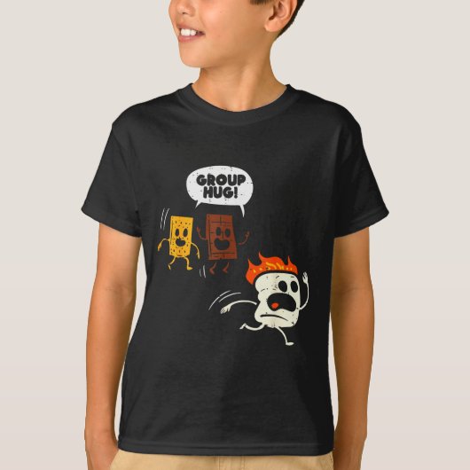 Camng Group Hug Smores Funny Marshmallow Men Women T-shirt (Voorkant)