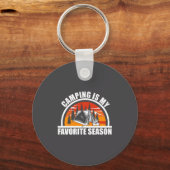 Camng Is My Favorite Season Funny Camper Slogan  Sleutelhanger (Voorkant)
