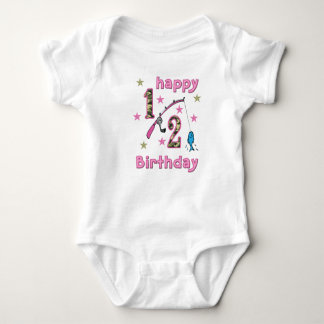 Camo 1/2 Birthday Vissen Jumper Romper