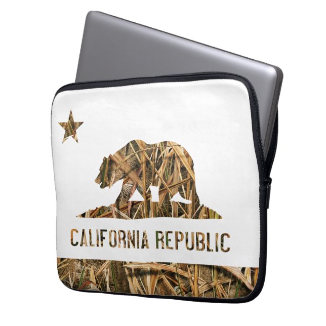 Camo 2 Californië Laptop Sleeve (Voorkant Links)