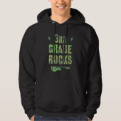 Camo 3rd Grade Rocks Camp Teacher Squad Third Grad Hoodie (Voorkant)