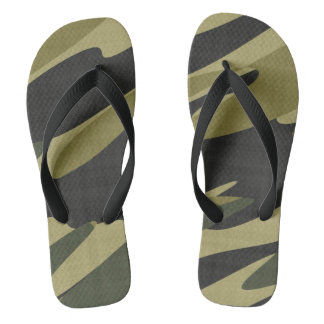 Camo abstract teenslippers