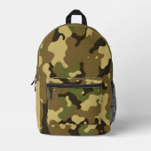 Camo Abstracte Print Cut Naaizak Bedrukte Rugzak (Voorkant)
