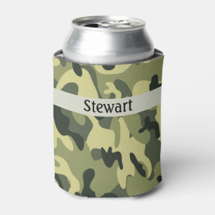 Camo Add Jouw naam Blikjeskoeler