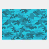 Camo Adventure Roze Geel Blauw Sinaasappel Fun Inpakpapier Vel (Voorkant 2)