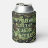 Camo Als je dit kunt lezen heb je een navulling no Blikjeskoeler (Blikje Achterkant)