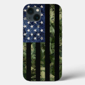 Camo American Flag Camouflage Case-Mate iPhone Case (Achterkant)
