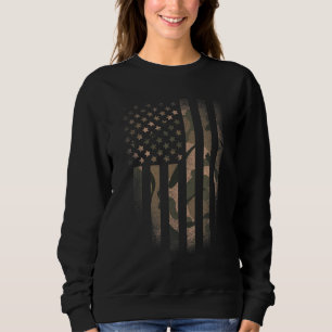 Camo American Flag VS militaire tactische Camoufla Trui