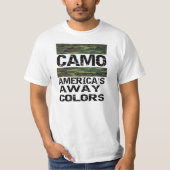 camo: amerikaanse kleuren t-shirt (Voorkant)