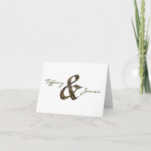 Camo Ampersand Note Kaart