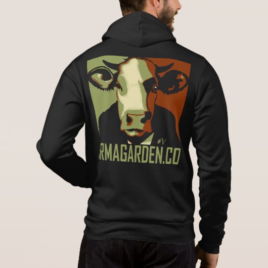 Camo and Pop Art Inspired Hoodie by ArmagardenCO (Achterkant)