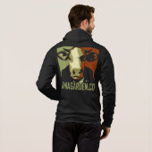 Camo and Pop Art Inspired Hoodie by ArmagardenCO (Achterkant volledig)