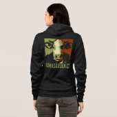 Camo and Pop Art Inspired Hoodie by ArmagardenCO (Achterkant volledig)