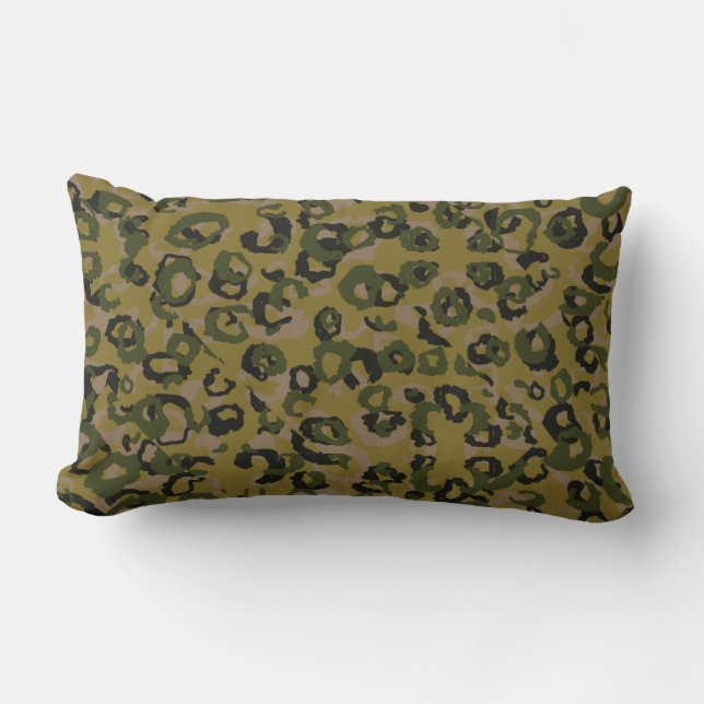Camo Animal Print Kussen (Voorkant)