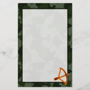 Camo Archery Briefpapier