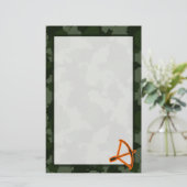 Camo Archery Briefpapier (Staand voorkant)