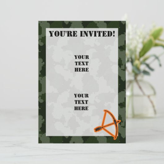 Camo Archery Kaart (Staand voorkant)