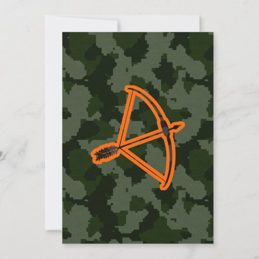 Camo Archery Kaart (Achterkant)