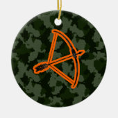 Camo Archery Keramisch Ornament (Voorkant)