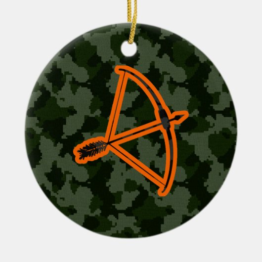 Camo Archery Keramisch Ornament (Voorkant)