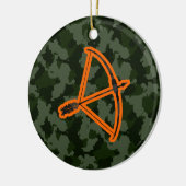 Camo Archery Keramisch Ornament (Links)