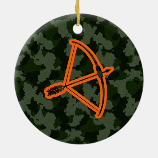 Camo Archery Keramisch Ornament (Achterkant)
