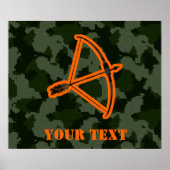 Camo Archery Poster (Voorkant)