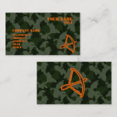Camo Archery Visitekaartje (Voorkant / Achterkant)