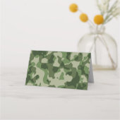 Camo Army Militaire Menu Tent Kaarten (Achterkant)