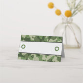Camo Army Militaire Menu Tent Kaarten (Voorkant)
