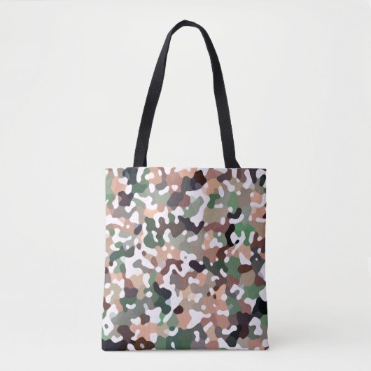 Camo Autumn Tote Bag (Voorkant)