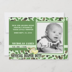 Camo Baby/ Green Kaart