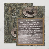 Camo Baby shower Uitnodiging (Voorkant / Achterkant)