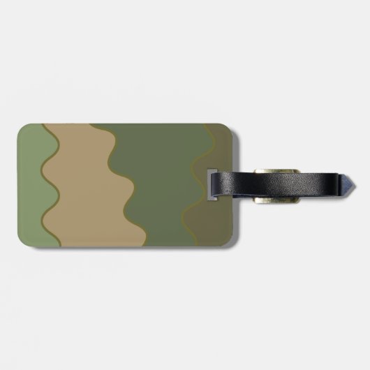 Camo Bagagelabel (Achterkant horizontaal)