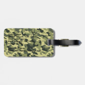 Camo Bagagelabel (Achterkant horizontaal)