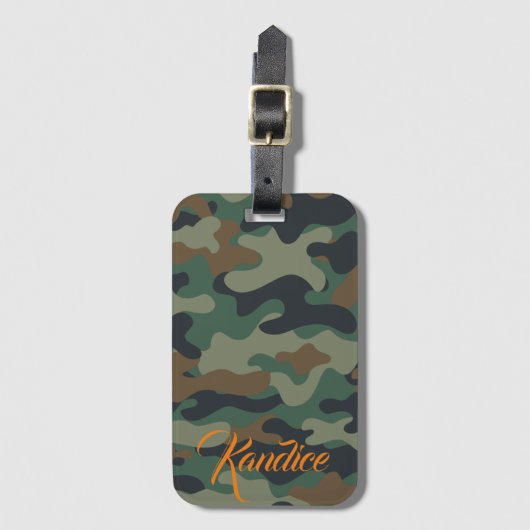 Camo Bagagelabel (Voorkant (verticaal))