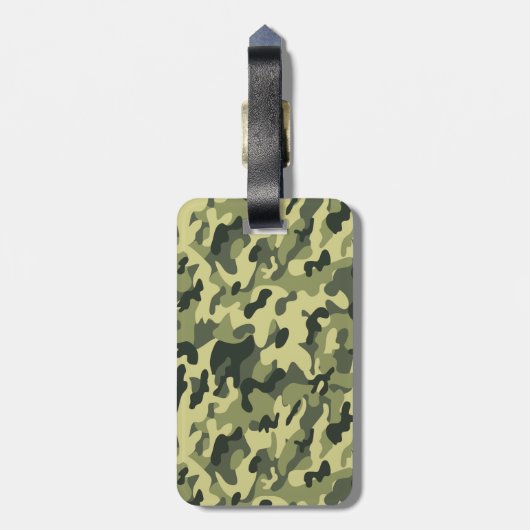 Camo Bagagelabel (Achterkant verticaal)