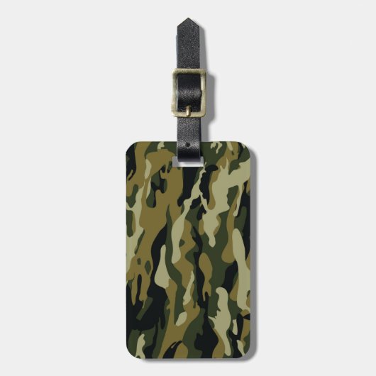 Camo Bagagelabel (Voorkant verticaal)