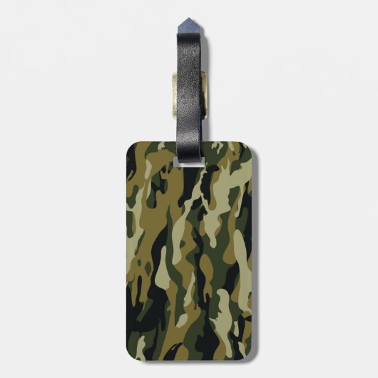 Camo Bagagelabel (Achterkant verticaal)