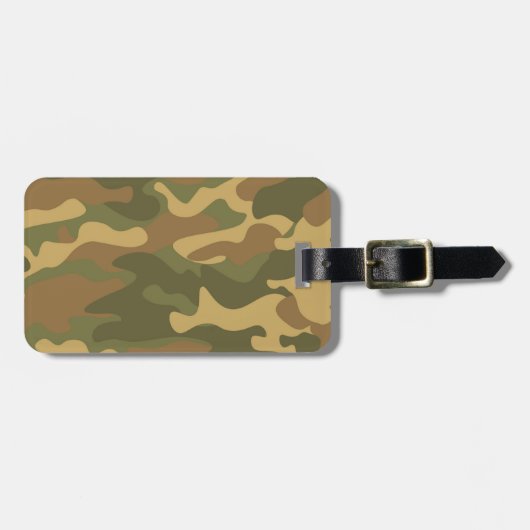 Camo Bagagelabel (Voorkant horizontaal)