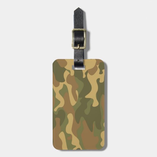 Camo Bagagelabel (Voorkant verticaal)